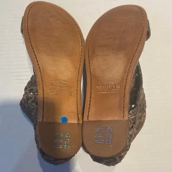 Bed Stu Kimberly Leather Shoes‎ Sandals Size 9.5 - Picture 3 of 8